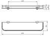 Полка Novaservis Novatorre 3 6353.0 хром