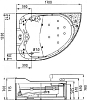 Акриловая ванна Gemy 170х133 G9086 K R