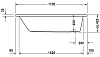 Акриловая ванна Duravit D-Code 170х75 700100000000000 белый