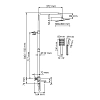 Душевая система WasserKRAFT серия A A199.118.141.087.CH Thermo хром