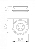 Мыльница Cezares LINER-SODS-01, хром