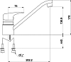 Смеситель Timo Standard 1930F для кухонной мойки