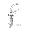 Смеситель для раковины Rav-Slezak Labe L006.5/3 хром