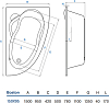 Акриловая ванна Koller Pool Boston R 150х95 BOSTON150X95R