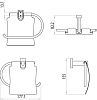 Держатель туалетной бумаги Lemark Omega LM3134C