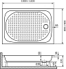 Душевой поддон RGW LUX/TN 16180292-21 90x120 см, белый