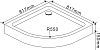 Поддон для душа Rush Palm PI-A9090