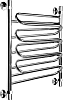 Полотенцесушитель водяной Ника Curve ЛZ (г) 60/50-4