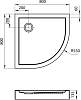 Поддон для душа Santek Палермо 1WH302477 80х80, с сифоном