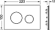 Лицевая панель Tece Loop Modular 9240674 чёрный