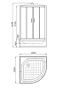 Душевой бокс Parly EF1021