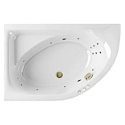 Акриловая ванна Excellent Aquarella 150х100 WAEX.ARL15.SMART.BR бронза, белый