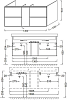 Тумба под раковину 135 см Jacob Delafon Soprano EB1332-N28