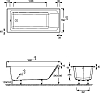 Акриловая ванна Jacob Delafon Sofa 170х75 E60515RU-01