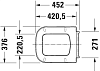 Сиденье для унитаза Duravit P3 Comforts 0020310000