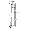 Штанга душевая Hansgrohe Unica Comfort 26505000 хром