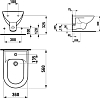 Подвесное биде Laufen Pro 8.3095.1.000.304.1
