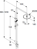 Душевая стойка Kludi Logo Dual Shower System 6809105-00, хром