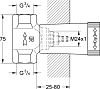 Скрытая монтажная часть Grohe 29813000