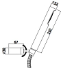 Душевой гарнитур Paffoni Master ZDUP036HGSP золото