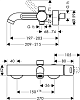 Смеситель для ванны Axor Uno2 38420000