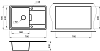 Мойка кухонная Granula 7804, БАЗАЛЬТ серый