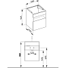 Тумба под раковину Keuco Stageline 32842970000 черный