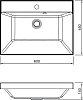 Мебельная раковина Iddis 0066000i28