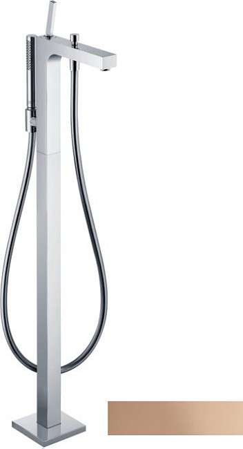 Напольный смеситель для ванны Axor Citterio 39451300, красное золото