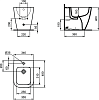 Биде напольное Ideal Standard I.Life S T459501, белый