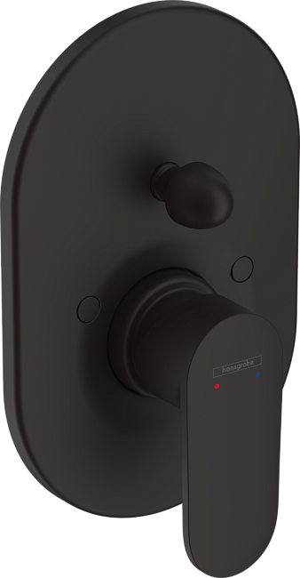 Смеситель для ванны с душем Hansgrohe Vernis Blend 71449670, матовый чёрный