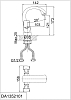 Смеситель для раковины D&K Hessen.Grimm DA1382101 хром
