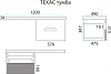Тумба под раковину Misty Техас П-Тех01060-93011Я 60 см