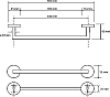 Полотенцедержатель Bemeta Graphit 156204022