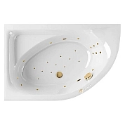 Акриловая ванна Excellent Aquarella 150х100 WAEX.ARL15.ULTRA.GL золото, белый
