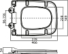 Крышка-сиденье BelBagno Dory BB2138SC с микролифтом