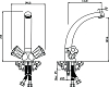 Смеситель Olive'S Vigo 21431VG для кухонной мойки