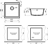 Мойка кухонная Point Бату 45 PN3008W, белый