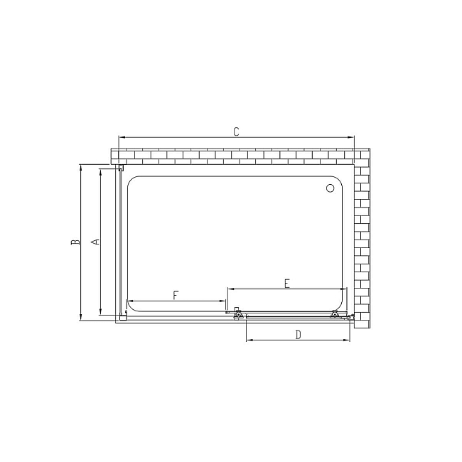 Душевой уголок Vincea Alpha VSR-3AL8013CL 130x80, хром, стекло прозрачное