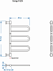 Полотенцесушитель электрический Energy U chrome G3K EETR0UG3K00000R905M, чёрный матовый