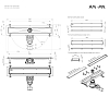 Душевой трап AM.PM MasterFlow 50 W01SC-U11-050-04BM черный