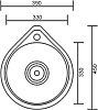 Кухонная мойка Seaman Eco Wien SWT-3945