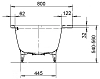 Стальная ванна Kaldewei Assymetric Duo 2740.0001.3001 белый