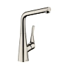 Смеситель для кухни Hansgrohe Metris 73812800 серый