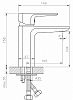 Смеситель для раковины Koller Pool Trend TR0200 хром