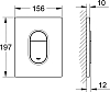 Кнопка смыва Grohe Arena Cosmopolitan 38844000 хром