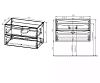 Тумба под раковину Vincea Mia VMC-2MC750RW 75 см, коричневый