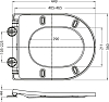 Крышка-сиденье BelBagno Sfera-r BB2031SC с микролифтом