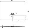 Поддон для душа Riho Basel 412 90 см