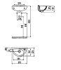 Раковина Creavit TP TP040-00CB00E-0000 белый